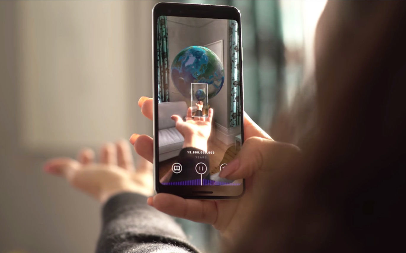 Видео: новое приложение от Google позволит пользователям пережить зарождения Солнечной системы