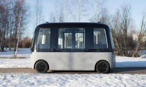 Фото: в Хельсинки запустили беспилотные автобусы, которые могут ездить даже в непогоду
