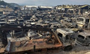 Фото: в Южной Корее объявили общенациональную тревогу из-за пожара