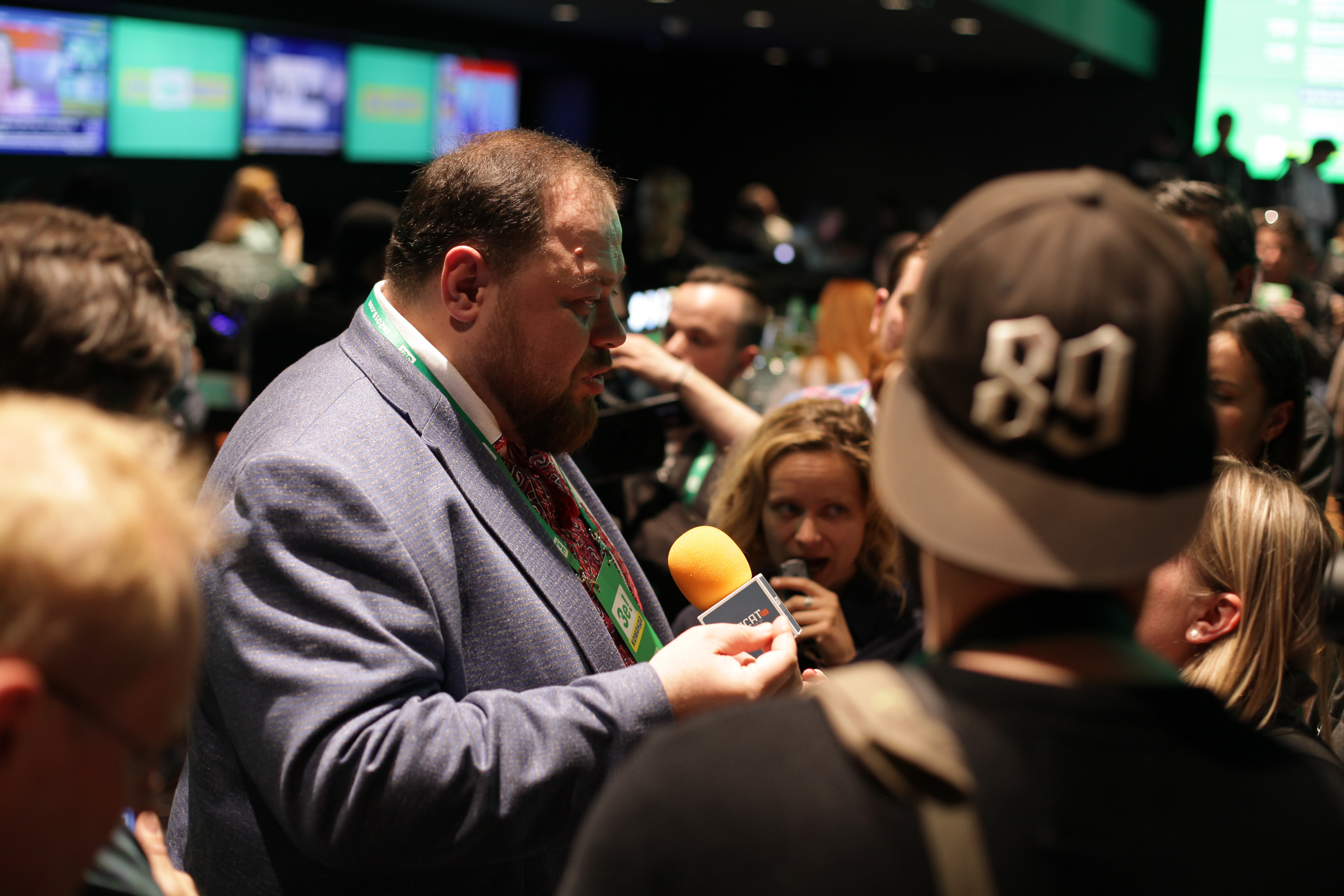 Выборы-2019: штаб кандидата Зеленского перед оглашением результатов второго тура (фото)