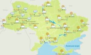 Карта: в Украину идет тепло с дождями и грозами