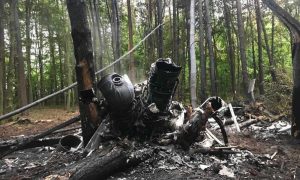 Фото: опубліковано знімки з місця катастрофи військового вертольоту Мі-8