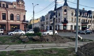 На Подоле начали обустройство нового наземного перехода