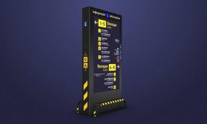 В киевском метро начали устанавливать интерактивные панели