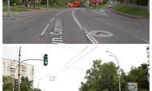 На Соломенской улице убрали незаконную рекламу