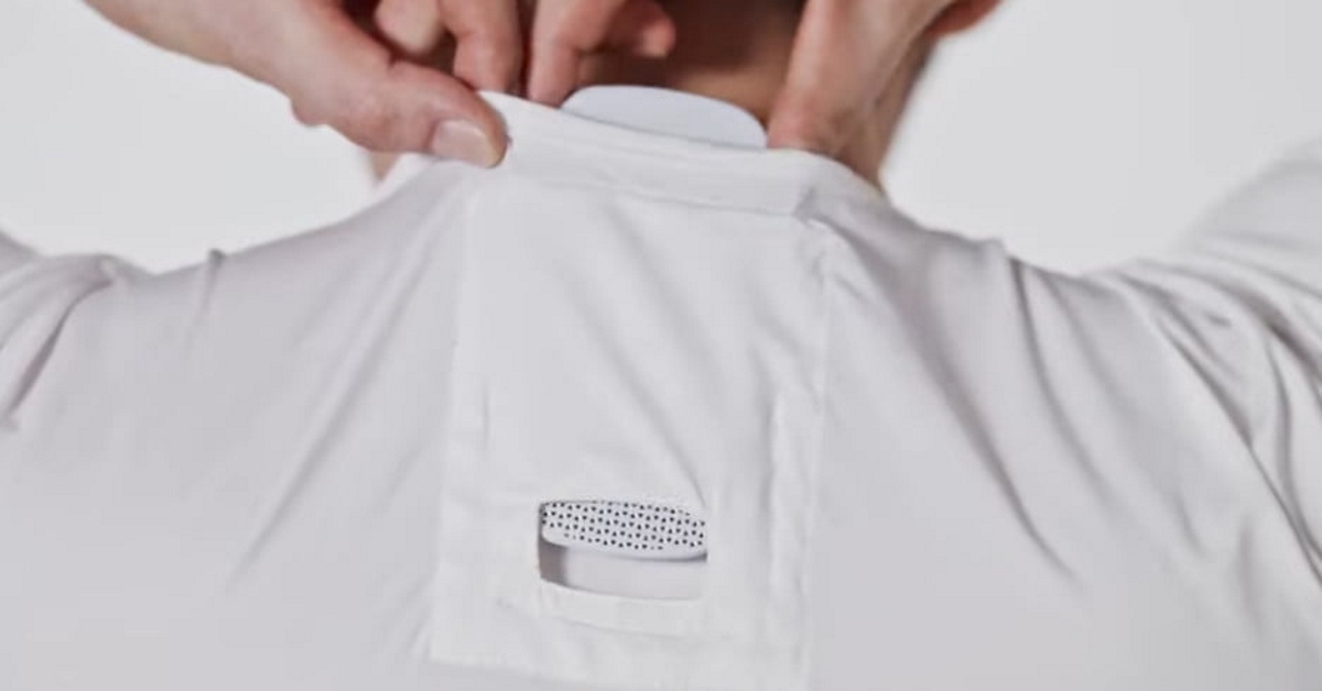 Видео: в Японии создали футболку со встроенным кондиционером