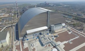 Фото, видео: на ЧАЭС введен в эксплуатацию новый конфайнмент