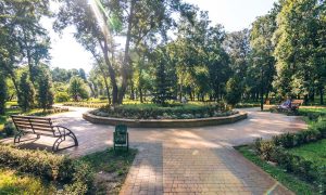 В парке «Наталка» установили кнопку экстренного вызова полиции