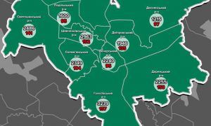 Где в Киеве произошло больше всего ДТП