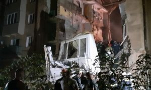 Фото: в Дрогобыче взрыв обрушил подъезд многоквартирного дома