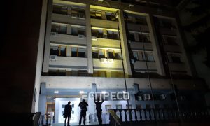 Фото: в центре Киева стреляли из гранатомета