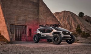 Видео: электромобиль Audi с дронами вместо фар