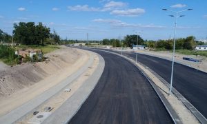 На новом участке Окружной начали строить велодорожки