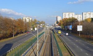 На проспекте Леся Курбаса закрыли на ремонт пешеходный мост