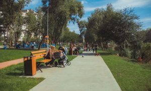 На Троещине началась реконструкция второй очереди парка на Ватутина