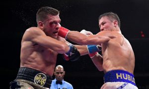 Видео: украинский боксер провел бой за два пояса чемпиона мира