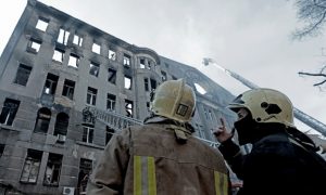 Пожар в Одессе: в завалах колледжа до сих пор не нашли 14 человек