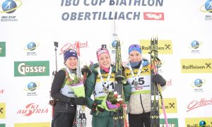 На Кубке по биатлону в Австрии Украина заняла 4-е место в сингл-миксте