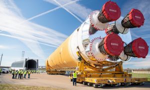 В NASA показали первую степень лунно-марсианской ракеты