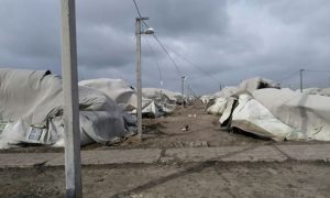 Фото: в Николаевской области непогода снесла палаточный городок ВСУ