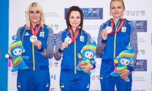 Украинки победили в первенстве Европы по стрельбе по движущейся мишени