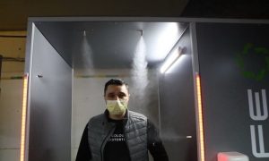 Фото: в Харькове разработали кабину для мгновенной дезинфекции