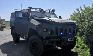 В Харьковской области в ДТП попала колонна военной техники