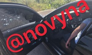 Фото: на Полтавщине киллеры расстреляли авто, есть убитый