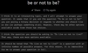Быть или не быть, а какой смысл жизни? Об этом можно спросить у нейросети-философа