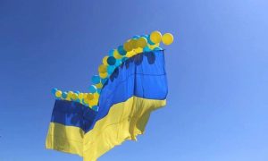 Фото: украинцы на оккупированных территориях отметили День Независимости