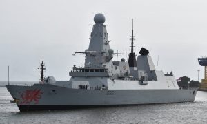 Фото: в Одессу зашел новейший британский ракетный эсминец