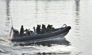 Фото: украинские разведчики провели учения на эсминце ВМС Британии