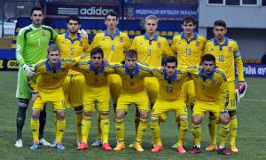 Молодежка сборной Украины готовится к матчу с румынами