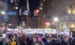 Фото: Трамп проигрывает выборы, в США начались протесты и столкновения