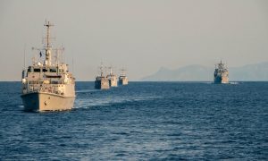 Фото: украинский флот провел совместные учения с эскадрой НАТО