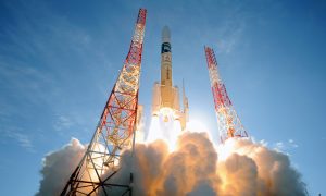 Видео: Япония успешно запустила новый спутник