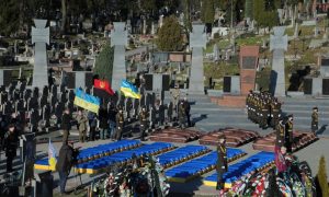 Фото: во Львове перезахоронили почти полтысячи жертв политических репрессий