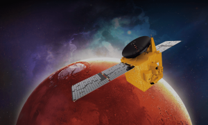 Фото: китайский зонд передал первое изображение Марса