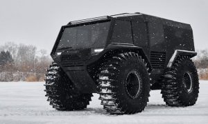 Видео: в Днепре создали автобус-внедорожник