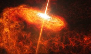 В миллиард раз массивнее Солнца. Астрономы обнаружили самый большой квазар со времен Большого Взрыва