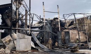 Фото, відео: у Харкові стався вибух на підприємстві, є загиблий і поранений