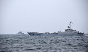 Украинские ВМС провели совместные учения с румынами в Черном море