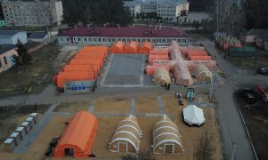 Мобильный COVID-госпиталь перемещается по регионам: куда он переехал сейчас