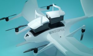 В Германии разработали дрон, который одновременно может перевозить три пакета