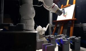 В Японии создали робота-художника