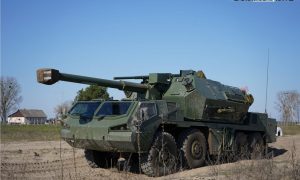 Фото: в Ривненской области стартовали испытания чешской САУ Dana-M2