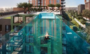 В Лондоне открылся первый в мире небесный бассейн (фоторепортаж, видео)