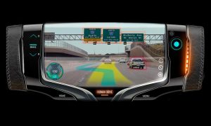 Дизайнеры General Motors показали руль будущего с дополненной реальностью