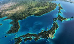 В Японии подводный вулкан создал новый остров после извержения