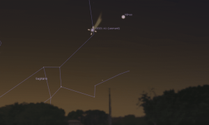 Фото: к Земле приближается комета, которая «хвостом» зацепит Венеру